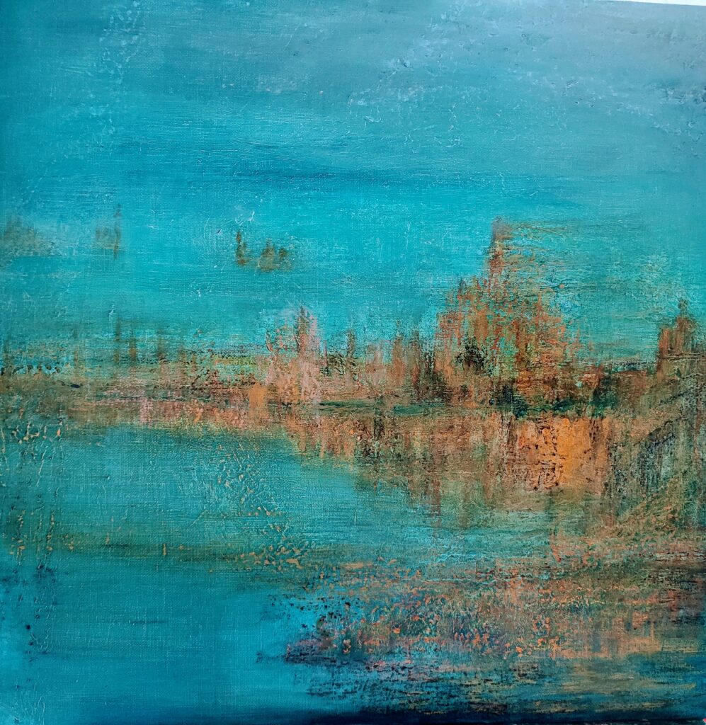 Huile sur toile - 60cm x 60cm - 2023 - Paola Gentelle