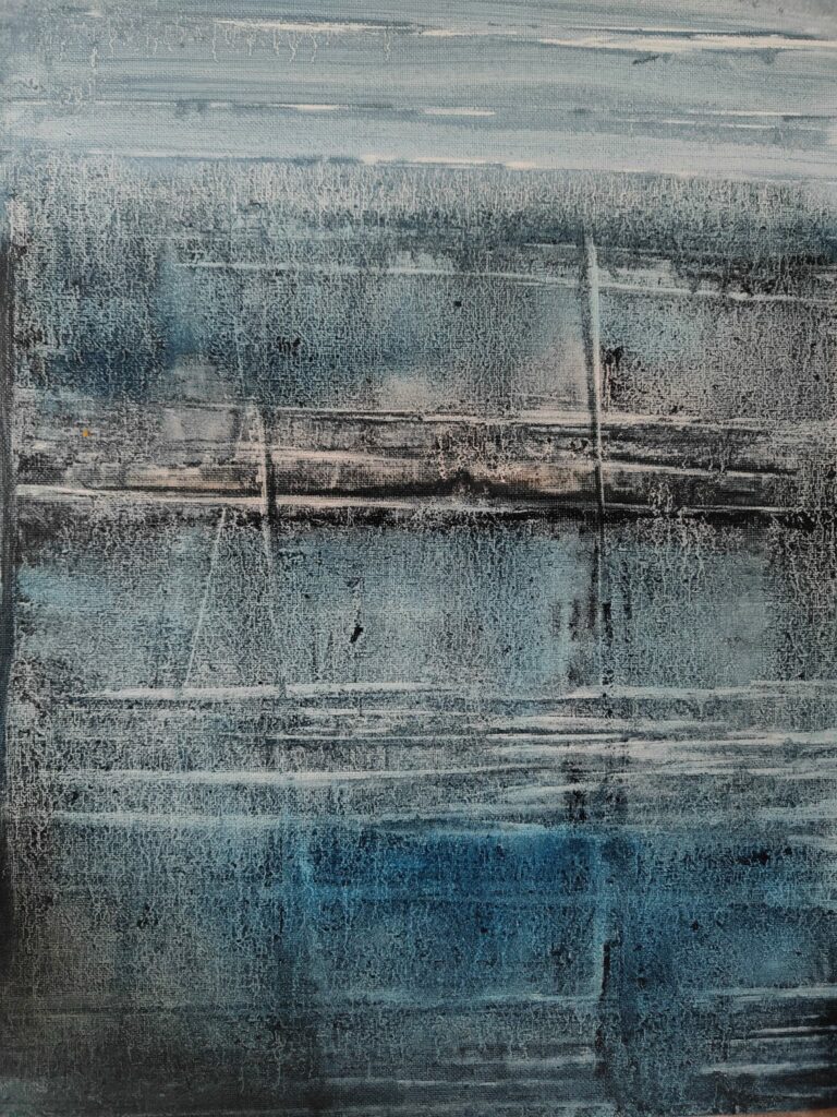 Peinture Huile sur carton par Paola Gentelle - 46 cm x 33 cm - 2025